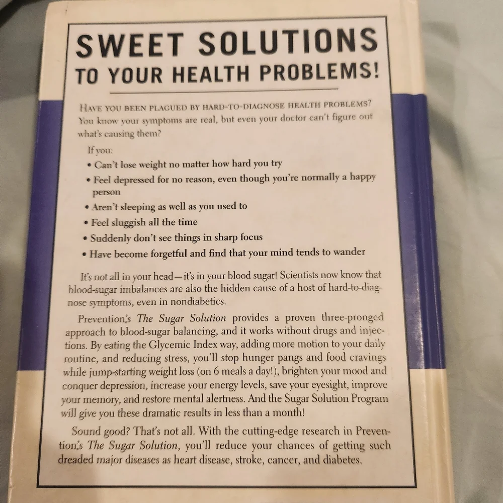 The Sugar Solution by Sari Harper and the Editors of Prevention